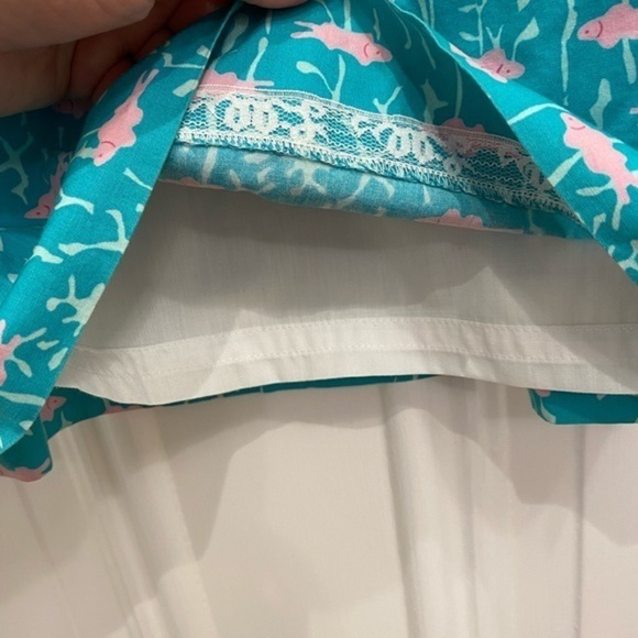 Lilly Pulitzer Go Fish Dress Teal - Picture 9 of 11